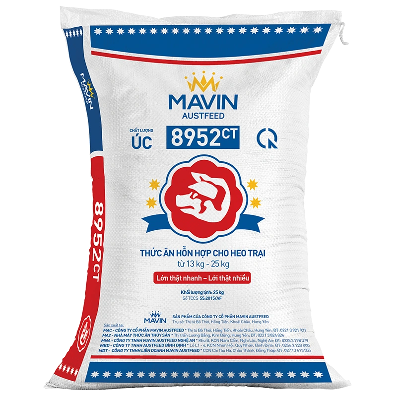 8952CT – Thức ăn cho heo trại từ 13–25kg, thương hiệu Mavin Austfeed