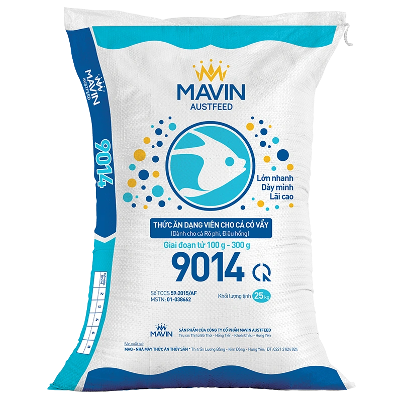 9014 – Thức ăn cho cá có vảy 100–300g, thương hiệu Mavin Austfeed