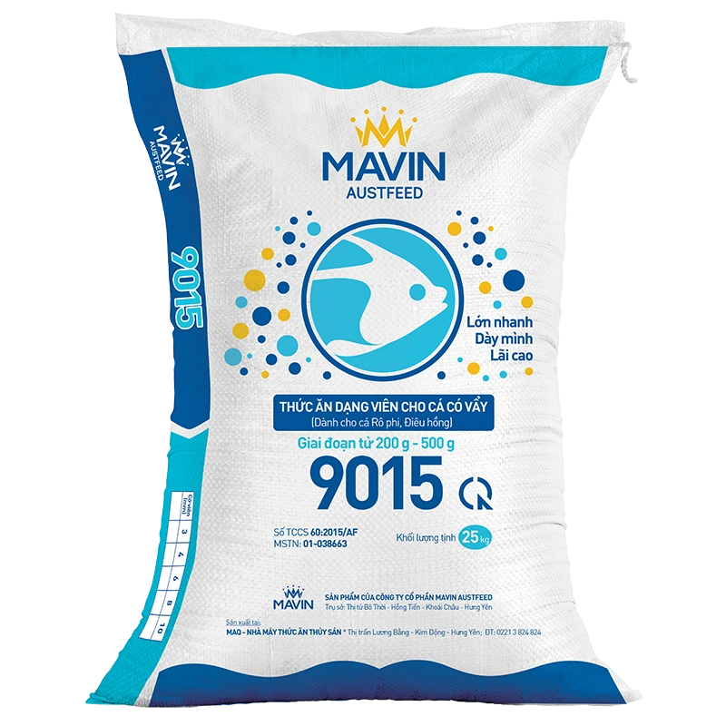 9015 – Thức ăn cho cá có vảy 200–500g, thương hiệu Mavin Austfeed