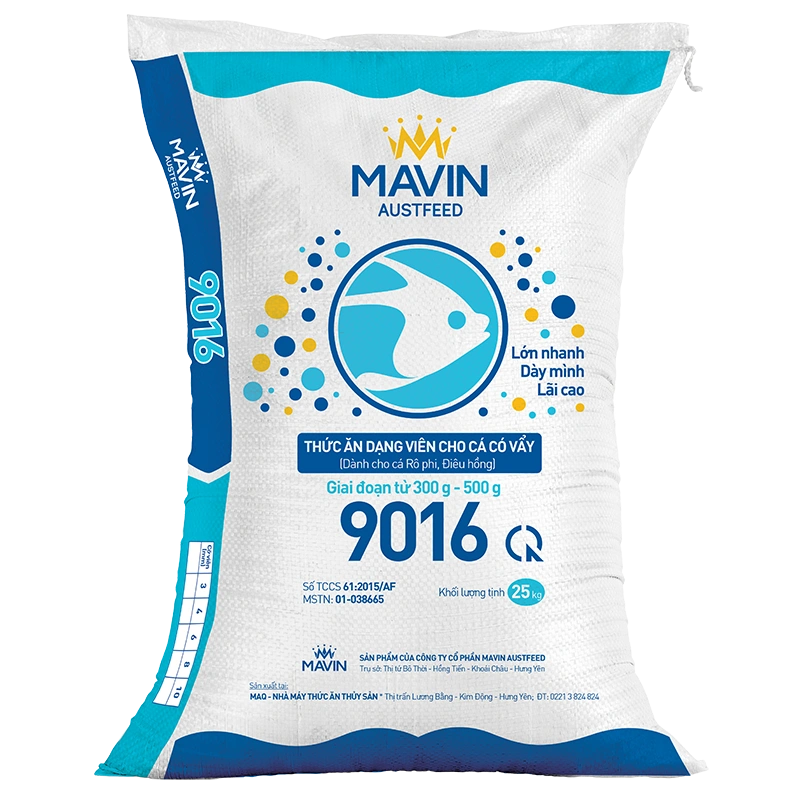 9016 – Thức ăn cho cá có vảy 300–500g, thương hiệu Mavin Austfeed