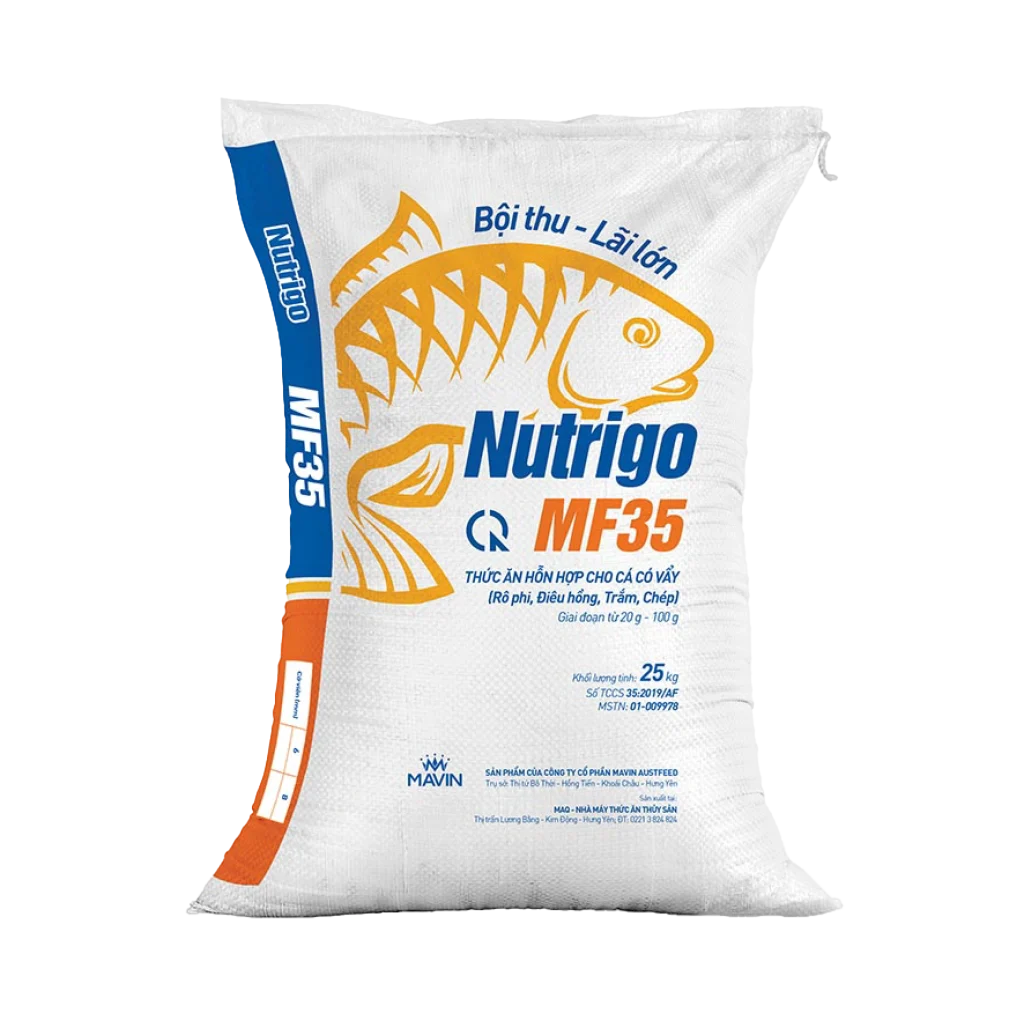 MF35 – Thức ăn cho cá có vảy 20g – 100g, thương hiệu Nutrigo