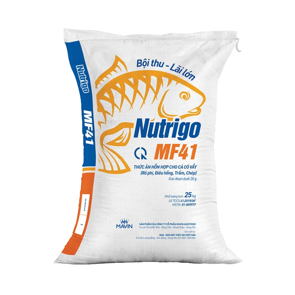 MF41 – Thức ăn cho cá có vảy dưới 20g, thương hiệu Mavin Austfeed