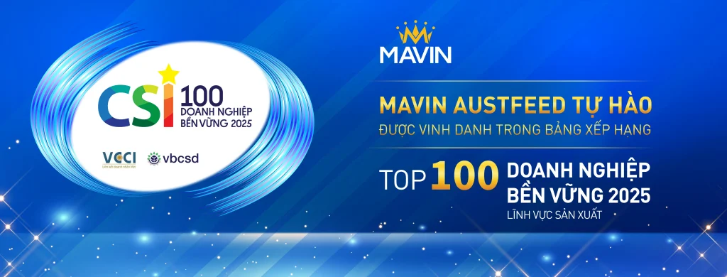 Mavin Austfeed – Top 100 CSI 2025 lĩnh vực sản xuất