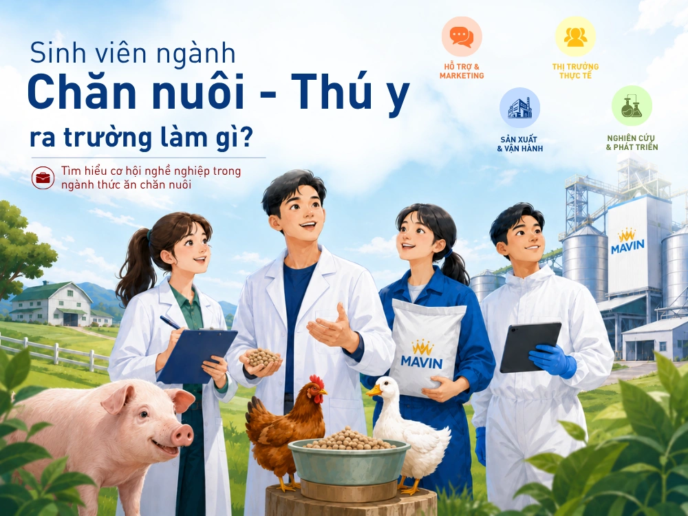 Sinh viên ngành Chăn nuôi – Thú y tìm hiểu cơ hội nghề nghiệp trong ngành thức ăn chăn nuôi